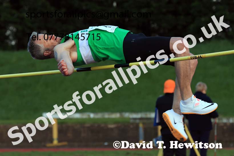 High Jump, 2024 NEGP 1, Monkton Stadium, Jarrow. Photo: David T. Hewitson/Sports for All Pics